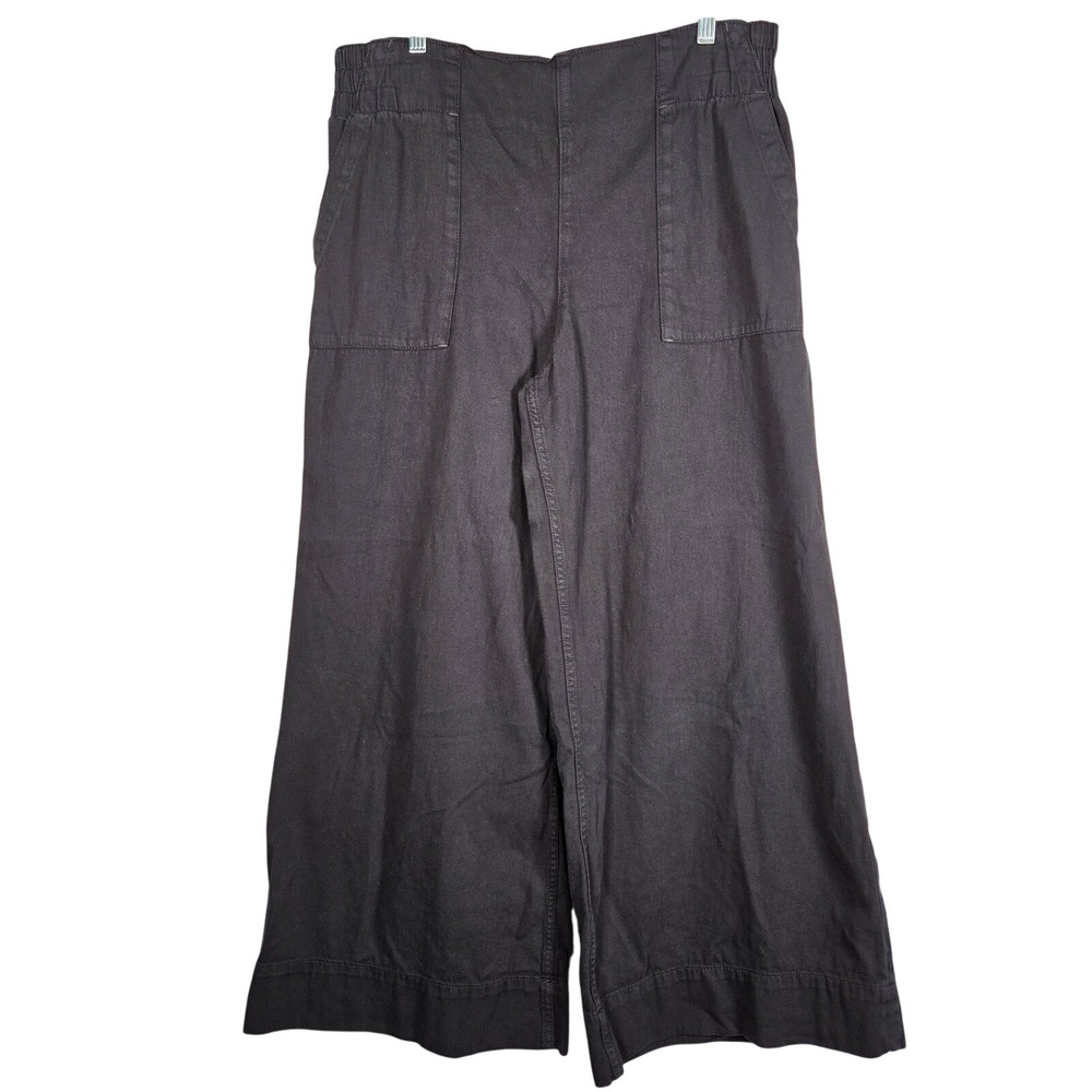 Free People We The Free Breezy Denim Pull-On Jeans Pants XL Wide Leg Boho Relaxe